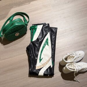 EGO Black and Green Graphic Pants (Bundle) sale..